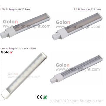 3W LED Pl Light G23 Gx23 2g7 2gx7, Replace 7W Pls 350lm 135mm Long 100-277VAC Low Price G23 LED